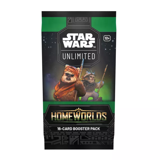 Karetní hra Star Wars: Unlimited - Homeworlds Booster (16 karet) - Sběratelské karty