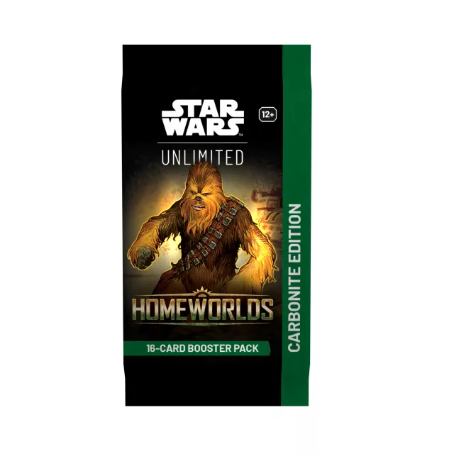 Karetní hra Star Wars: Unlimited - Homeworlds Carbonite Booster (16 karet) - Sběratelská karetní hra TCG