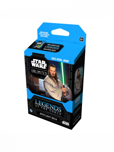 Karetní hra Star Wars: Unlimited - Legends of the Force Spotlight Deck (Qui-Gon Jinn)