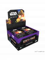 Karetní hra Star Wars: Unlimited - Secrets of Power Booster Box (24 boosterů)