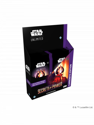 Karetní hra Star Wars: Unlimited - Secrets of Power Carbonite Booster Box (12 boosterů)