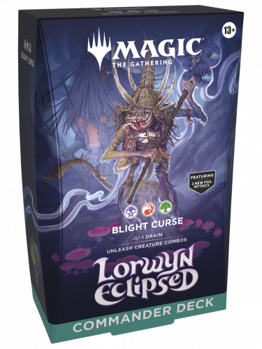 Karetní hra Magic: The Gathering Lorwyn Eclipsed - Blight Curse Commander Deck