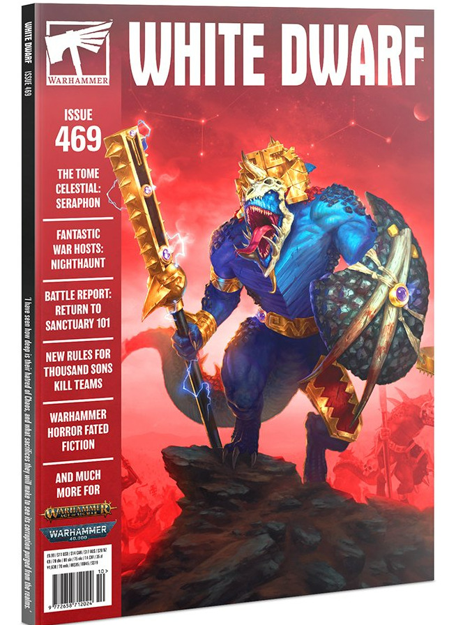 Games-Workshop Časopis White Dwarf 2021/10 (Issue 469) + pozadí na focení