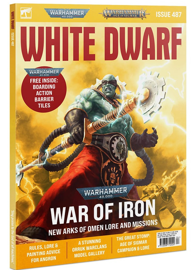 Games-Workshop Časopis White Dwarf 2023/4 (Issue 487) + Boarding Action Bariéry