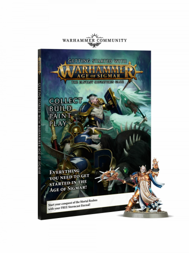Kniha Getting Started with Warhammer Age of Sigmar 2018 (poškozený obal)
