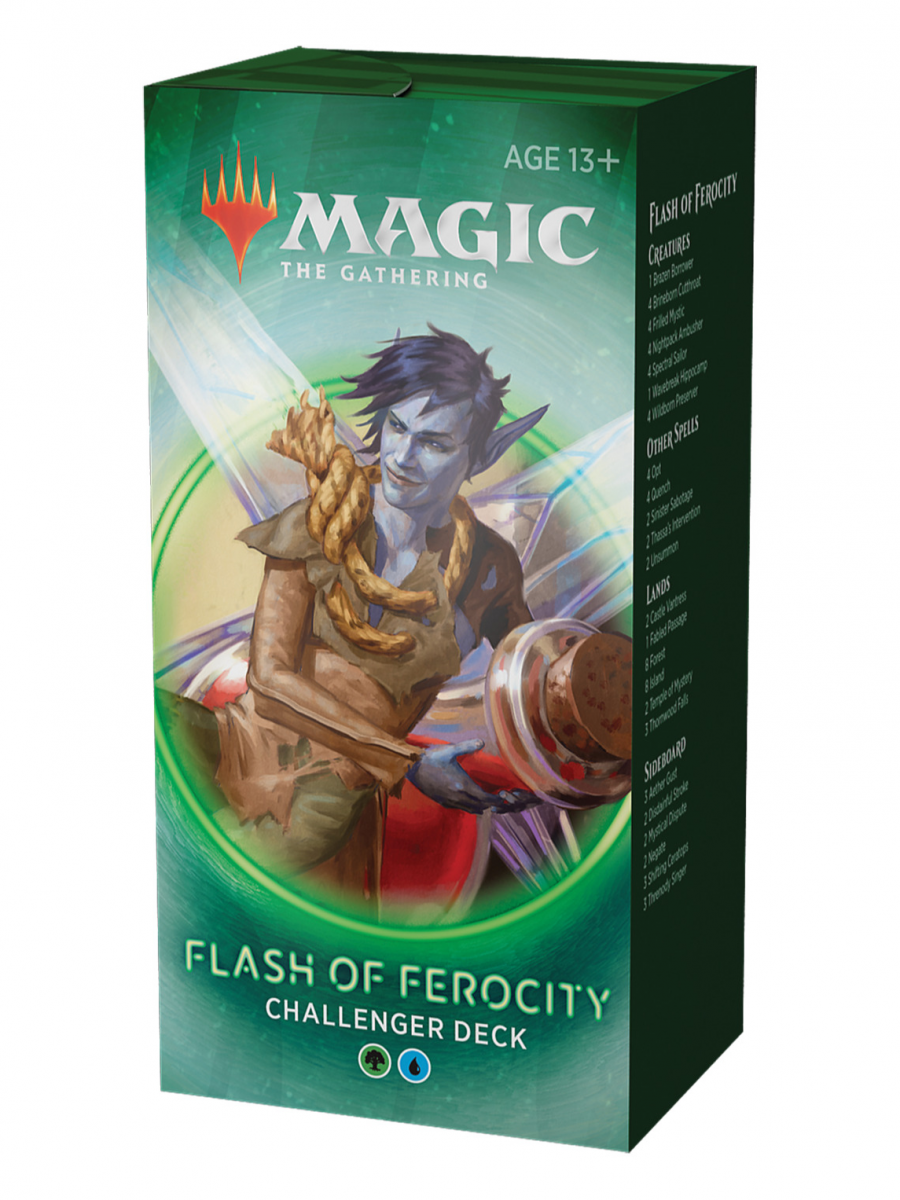 Blackfire Karetní hra Magic: The Gathering 2020 - Flash of Ferocity (Challenger Deck)