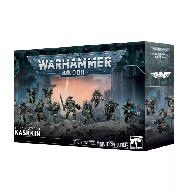 W40k: Astra Militarum - Kasrkin (10 figurek) - Desková hra