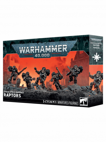 W40k: Chaos Space Marine - Raptors (5 figurek)