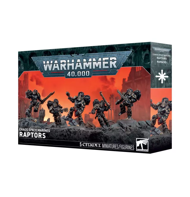 W40k: Chaos Space Marine - Raptors (5 figurek)