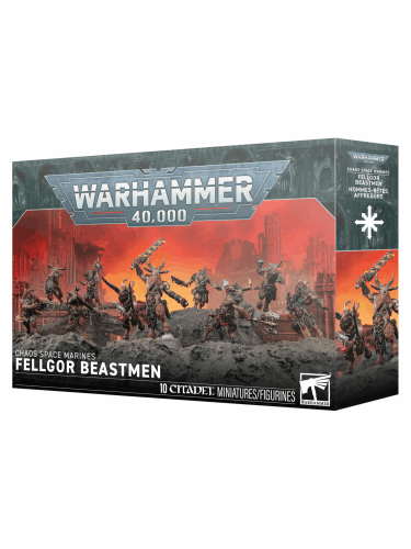 W40k: Chaos Space Marines - Fellgor Beastmen (10 figurek)