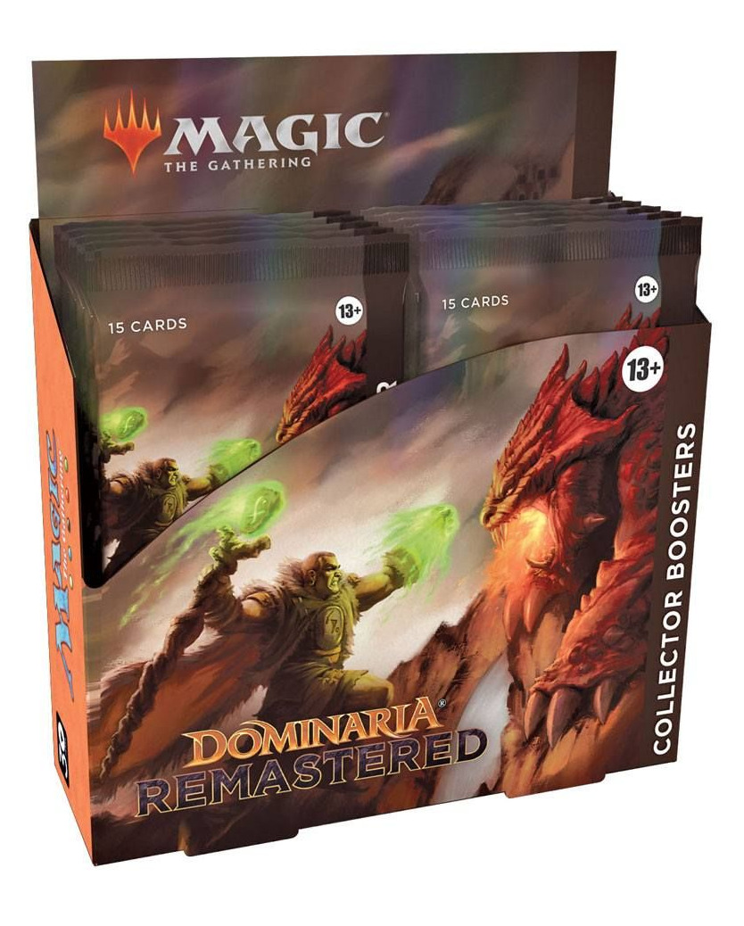 Blackfire Karetní hra Magic: The Gathering Dominaria Remastered - Collector Booster Box (12 boosterů)