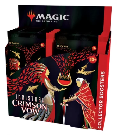 Karetní hra Magic: The Gathering Innistrad: Crimson Vow - Collector Booster Box (12 boosterů)