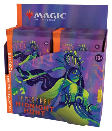 Karetní hra Magic: The Gathering Innistrad: Midnight Hunt - Collector Booster Box (12 boosterů)