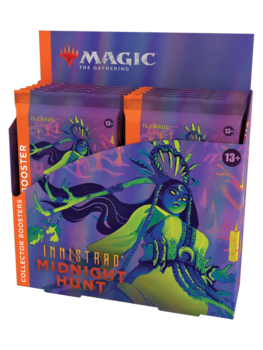 Blackfire Karetní hra Magic: The Gathering Innistrad: Midnight Hunt - Collector Booster Box (12 boosterů)