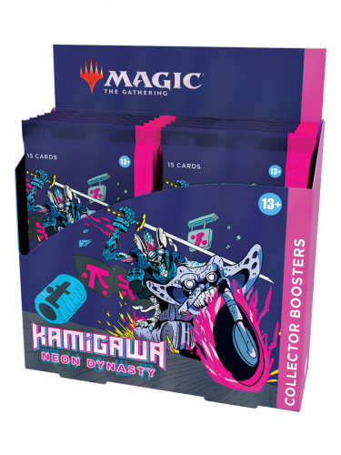 Karetní hra Magic: The Gathering Kamigawa: Neon Dynasty - Collector Booster Box (12 Boosterů)