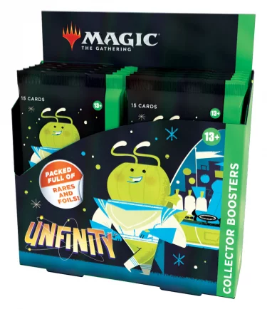 Karetní hra Magic: The Gathering Unfinity - Collector Booster Box (12 Boosterů)