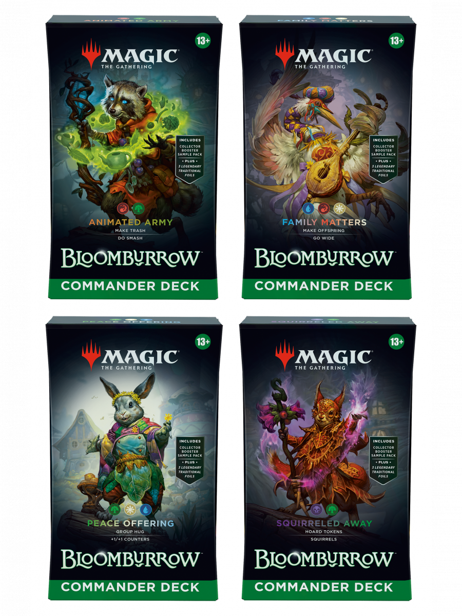 Blackfire Karetní hra Magic: The Gathering Bloomburrow - Commander Deck Set