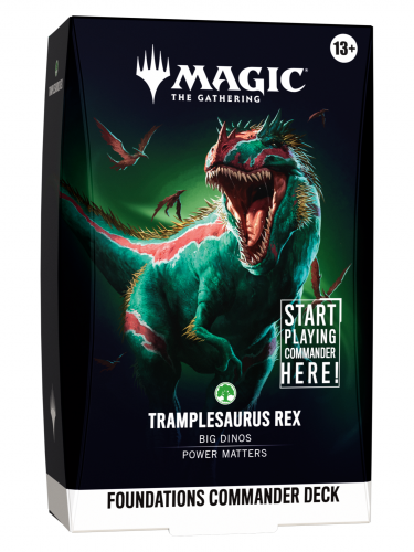 Karetní hra Magic: The Gathering - Foundations Commander Deck - Tramplesaurus Rex