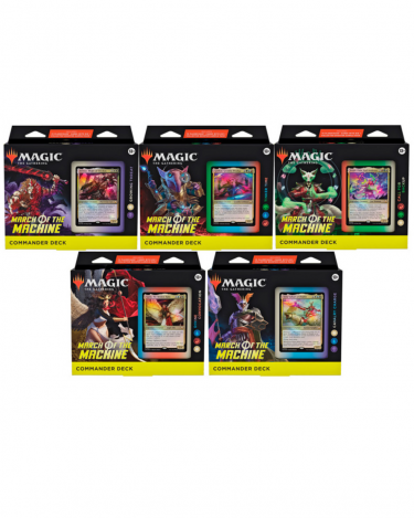 Karetní hra Magic: The Gathering March of the Machine - Commander Deck Set (poškozený obal)