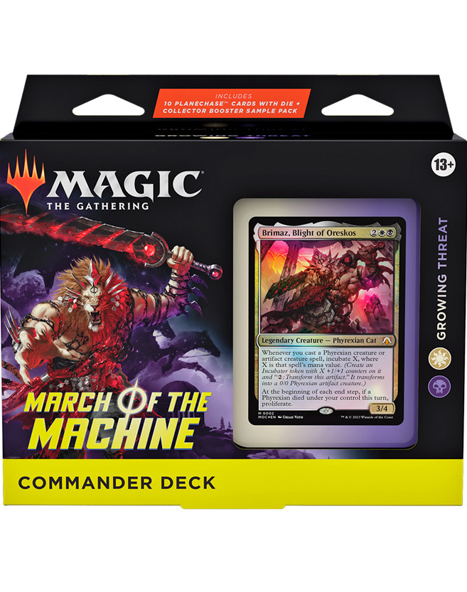 Blackfire Karetní hra Magic: The Gathering March of the Machine - Growing Threat Commander Deck