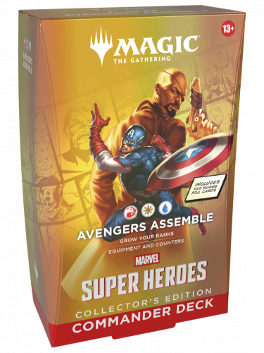 Karetní hra Magic: The Gathering Marvel Super Heroes - Avengers Assemble Commander Deck Collector's Edition
