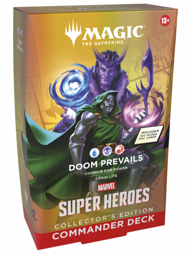 Karetní hra Magic: The Gathering Marvel Super Heroes - Doom Prevails Commander Deck Collector's Edition