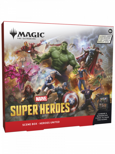 Karetní hra Magic: The Gathering Marvel Super Heroes - Heroes United Scene Box