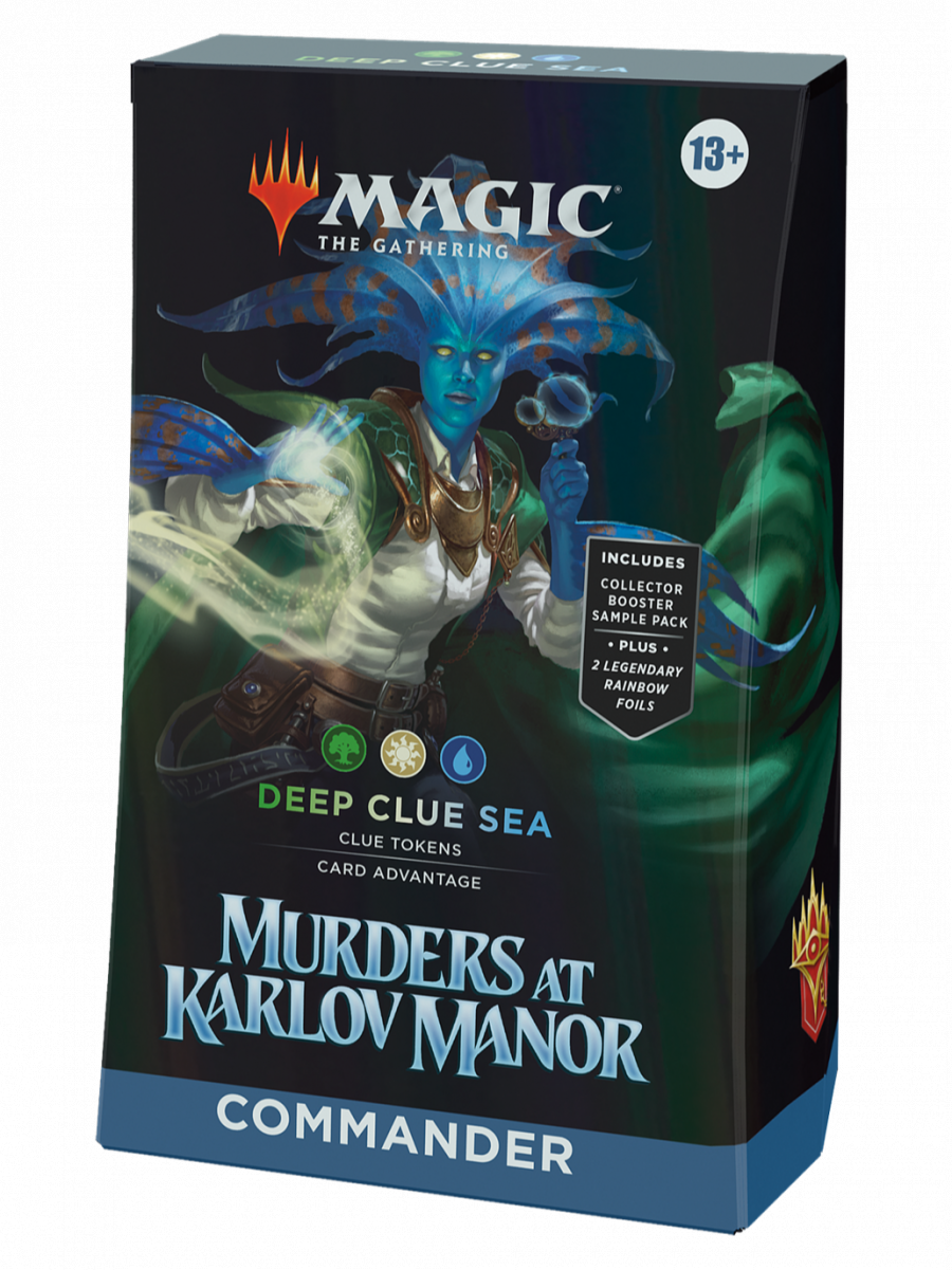 Blackfire Karetní hra Magic: The Gathering Murders at Karlov Manor - Deep Clue Sea Commander Deck