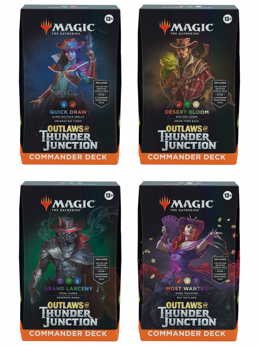 Blackfire Karetní hra Magic: The Gathering Outlaws of Thunder Junction - Commander Deck Set