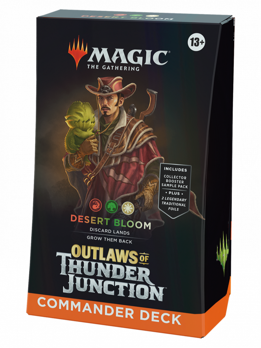 Blackfire Karetní hra Magic: The Gathering Outlaws of Thunder Junction - Desert Bloom Commander Deck