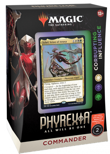 Karetní hra Magic: The Gathering Phyrexia: All Will Be One - Corrupting Influence (Commander Deck)