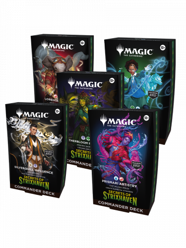 Karetní hra Magic: The Gathering Secrets of Strixhaven - Commander Deck Set