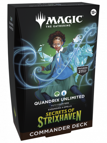 Karetní hra Magic: The Gathering Secrets of Strixhaven - Quandrix Unlimited Commander Deck