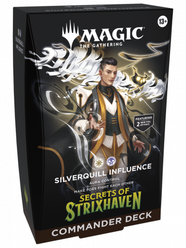 Karetní hra Magic: The Gathering Secrets of Strixhaven - Silverquill Influence Commander Deck