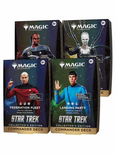 Karetní Hra Magic: The Gathering - Star Trek - Collector's edition Commander Deck Set