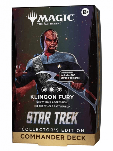 Karetní Hra Magic: The Gathering - Star Trek - Klingon Fury Collector's edition Commander Deck