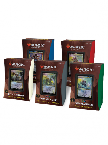 Karetní hra Magic: The Gathering Strixhaven - Commander Deck Set (5 balíčků)