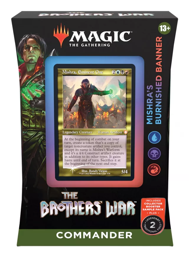 Karetní hra Magic: The Gathering The Brothers War - Mishras Burnished Banner (Commander Deck)