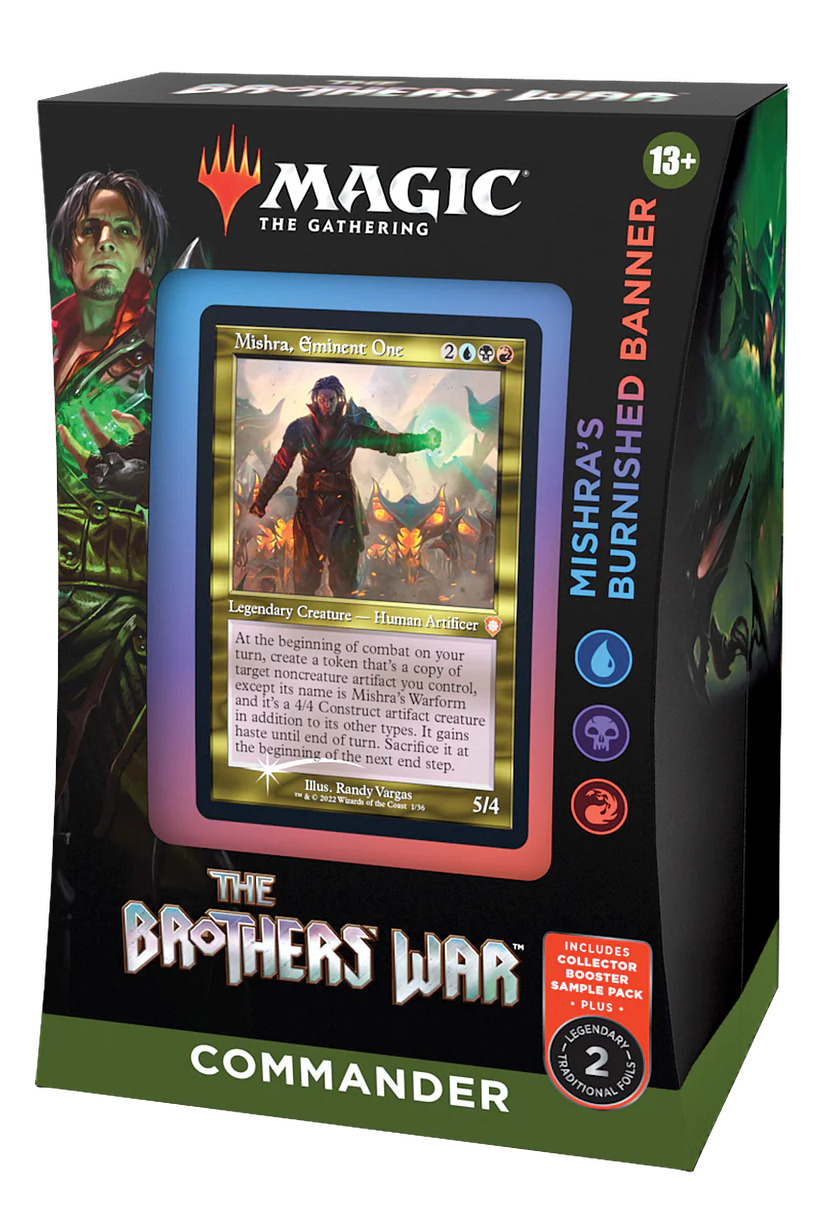 Blackfire Karetní hra Magic: The Gathering The Brothers War - Mishras Burnished Banner (Commander Deck)