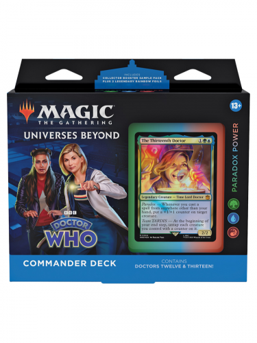 Karetní hra Magic: The Gathering Universes Beyond - Doctor Who - Paradox Power (Commander Deck)