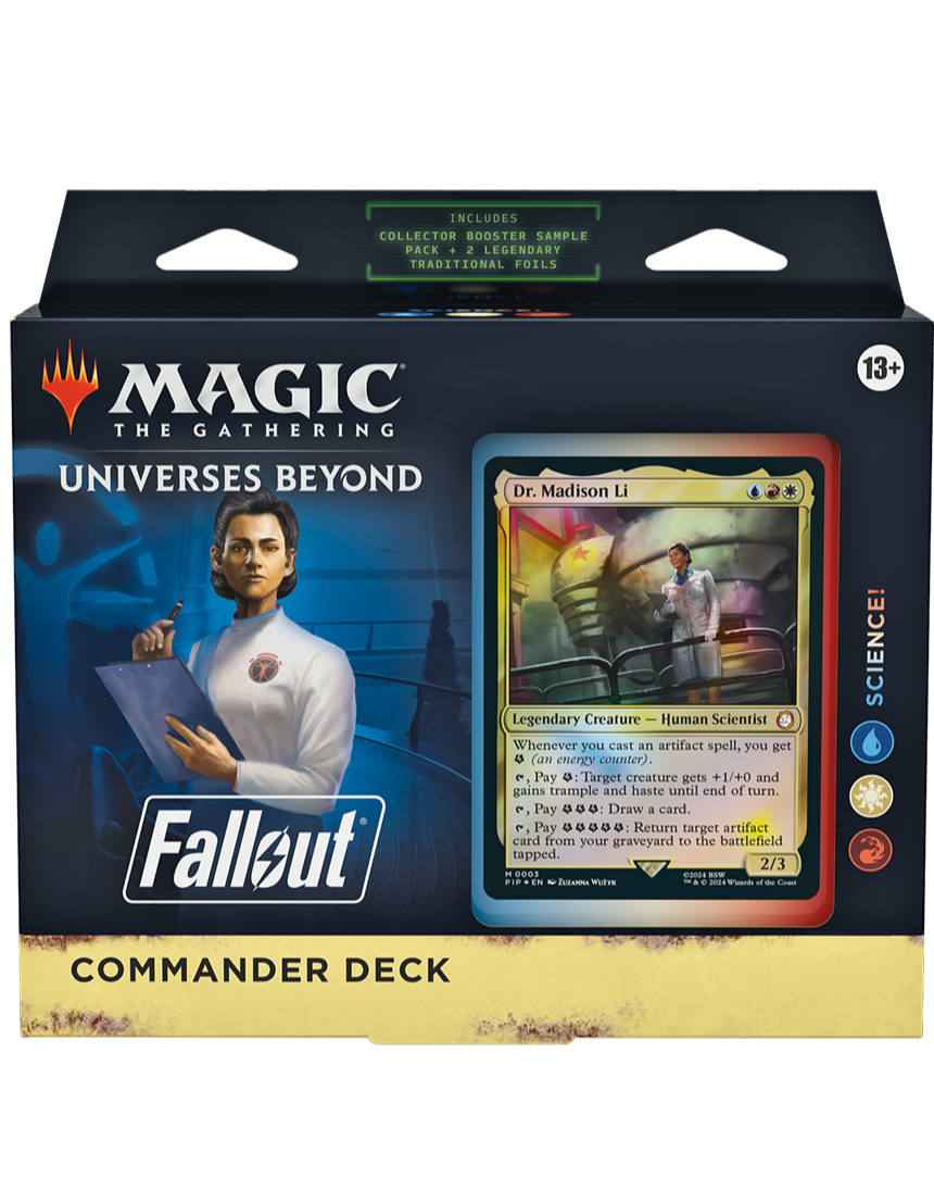 Blackfire Karetní hra Magic: The Gathering Universes Beyond - Fallout - Science! (Commander Deck)