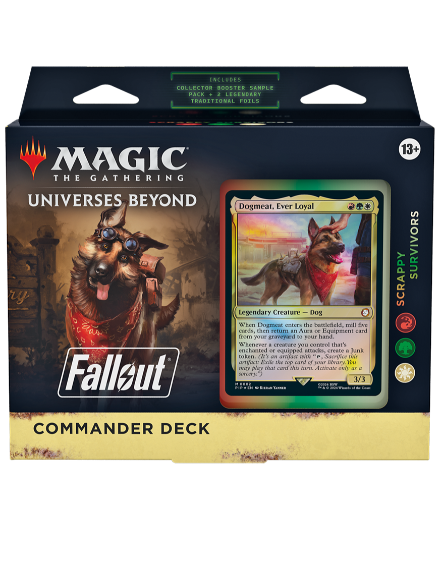 Blackfire Karetní hra Magic: The Gathering Universes Beyond - Fallout - Scrappy Survivors (Commander Deck)