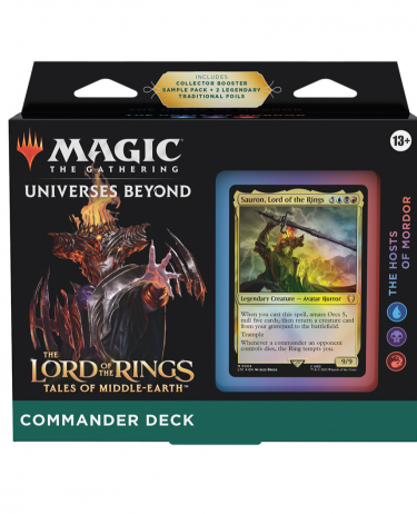 Karetní hra Magic: The Gathering Universes Beyond - LotR: Tales of the Middle Earth - The Hosts of Mordor (Commander Deck)