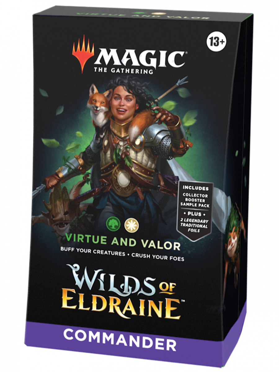 Blackfire Karetní hra Magic: The Gathering Wilds of Eldraine - Virtue and Valor (Commander Deck)