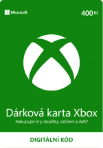 Microsoft Xbox Live - Dárková karta 400 kč - [pro CZ účty] - digital