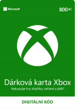 Microsoft Xbox Live - Dárková karta 800 kč [pro CZ účty] - digital