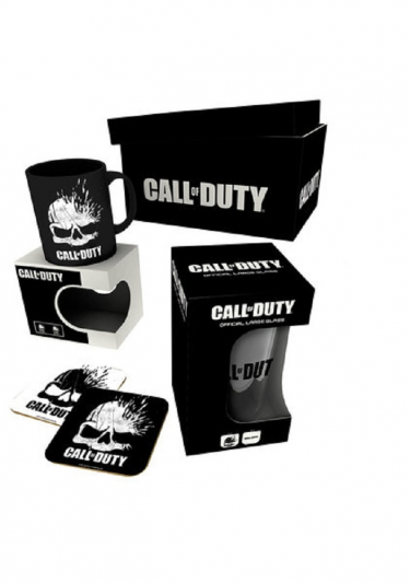 Dárkový set Call of Duty: Black Ops 4 - hrnek, sklenice, podtácky