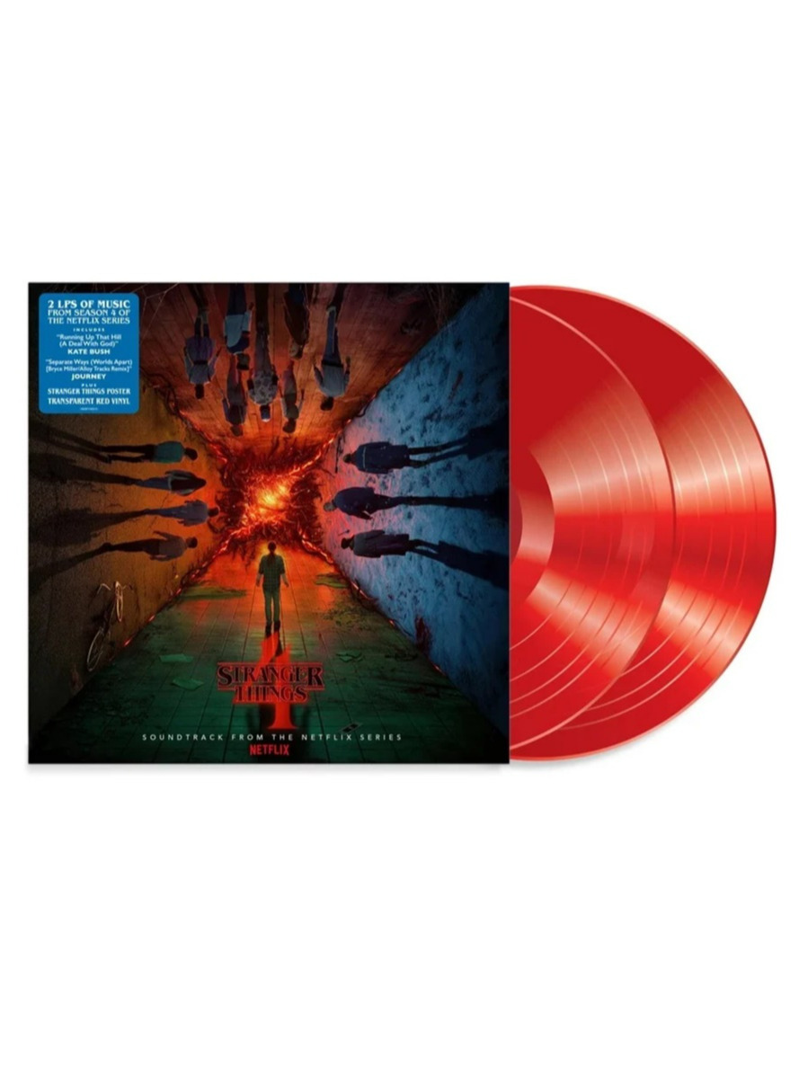 Happy Music Oficiální soundtrack Stranger Things 4 na LP (2x červený vinyl)