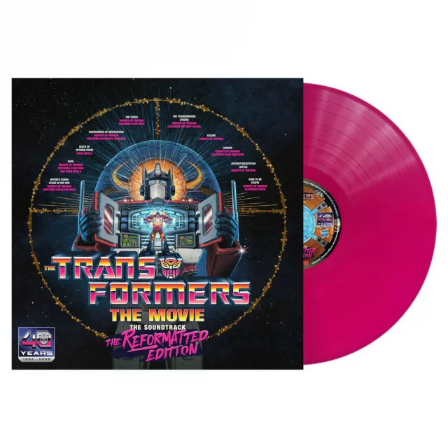 Oficiální soundtrack The Transformers (The Reformatted Edition) na LP