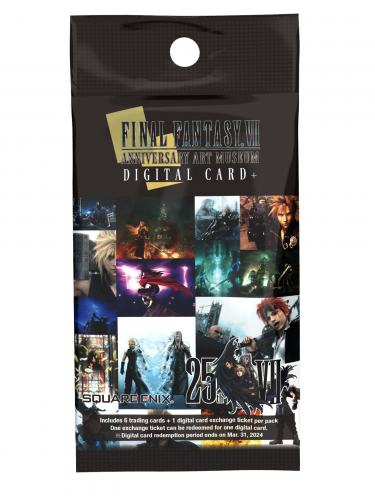 Sběratelské karty Final Fantasy VII - Anniversary Art Museum Booster